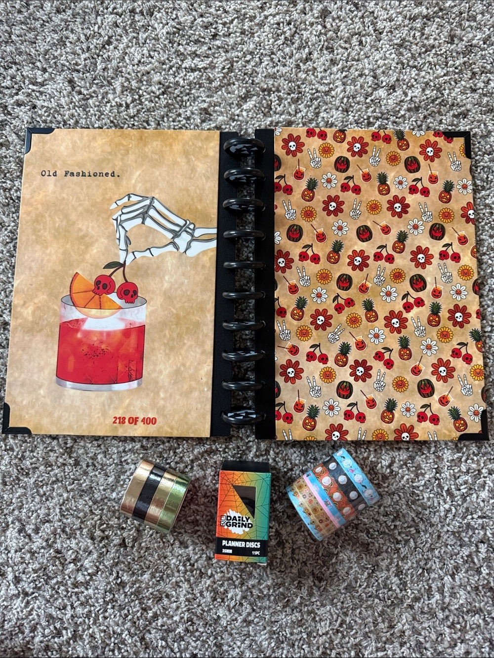 The Daily Grind Summerween cover and washi